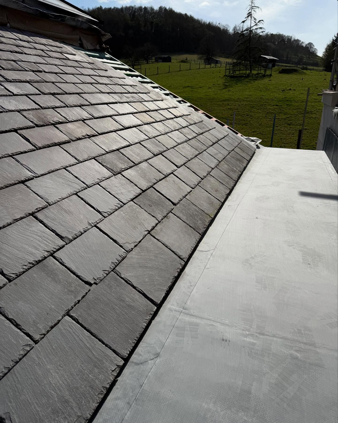 Slate roof leadwork Cotswolds